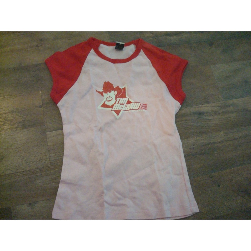 GIRLS/JUNIORS TIM MCGRAW DANCEHALL sz SMALL SHIRT DEADSTOCK VINTAGE TT3